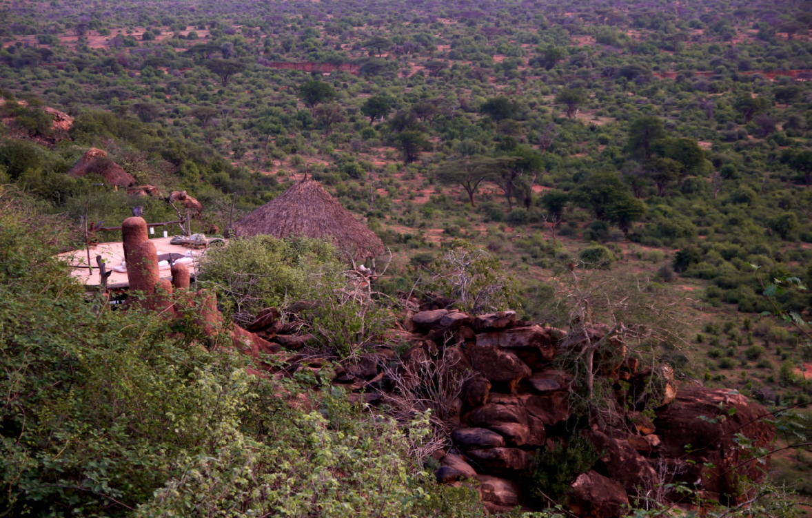 Blick �ber die Lodge 