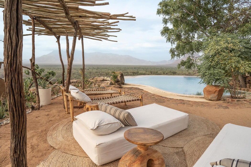 Safari auf der Terrasse